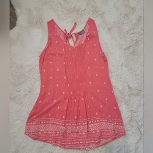 Denver Hayes top size US M pink orange